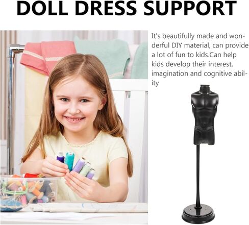 3pcs Male Doll Accessory Mannequin Dress Form for Dolls Dress Stand Plastic Construction Lifelike Design Portable Mini Display Rack in Saudi Arabia