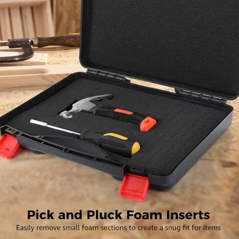 8 Pcs Pick Apart Foam Inserts, 12 x 12inch Pick and Pluck Foam Pads 0.4 & 0.8inch Thick, Shockproof Resilient Foam Inserts Linings for Customized Organization & Protection (16-inch) in Saudi Arabia