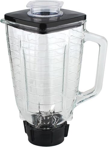 Anbige Replacement parts 5-Cup Glass Square Top Jar With Blade Assembly,Compatible with most Oster and Osterizers Blenders in Saudi Arabia