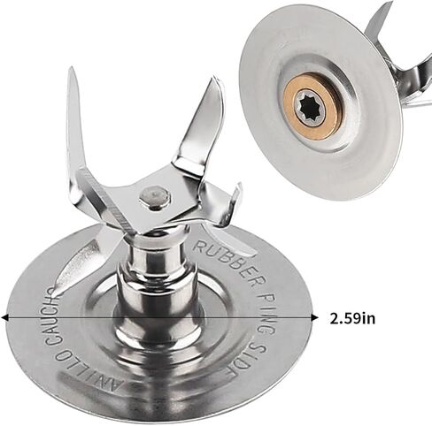 Anbige Replacement parts 5-Cup Glass Square Top Jar With Blade Assembly,Compatible with most Oster and Osterizers Blenders in Saudi Arabia