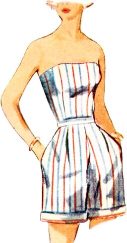 Simplicity SS3115H5 بدلة لعب مكونة من قطعتين بدون أكمام وتنورة، رمز التصميم S3115، المقاسات 6-8-10-12-14 in Kuwait