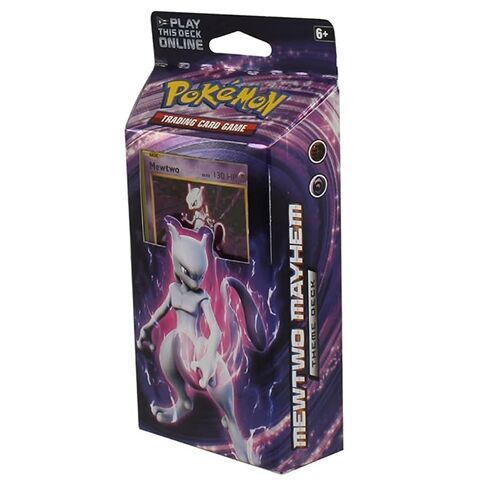 تطورات بوكيمون XY - مجموعة سمات Mewtwo Mayhem | مجموعة كاملة جاهزة للعب مكونة من 60 بطاقة | تتضمن نسخة Cracked Ice Holofoil من Mewtwo Plus Deck Case وعملة Chansey المعدنية والمزيد in Kuwait