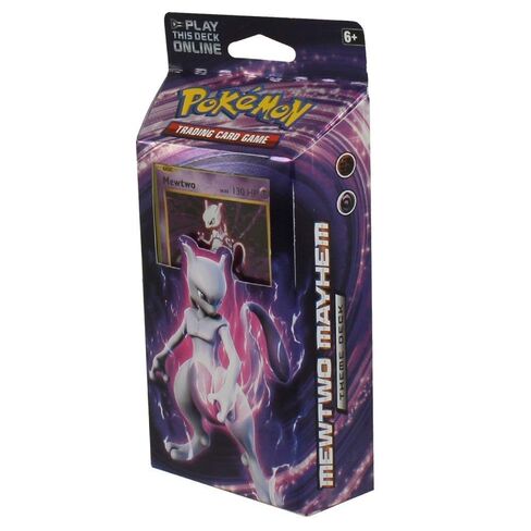 تطورات بوكيمون XY - مجموعة سمات Mewtwo Mayhem | مجموعة كاملة جاهزة للعب مكونة من 60 بطاقة | تتضمن نسخة Cracked Ice Holofoil من Mewtwo Plus Deck Case وعملة Chansey المعدنية والمزيد in Kuwait