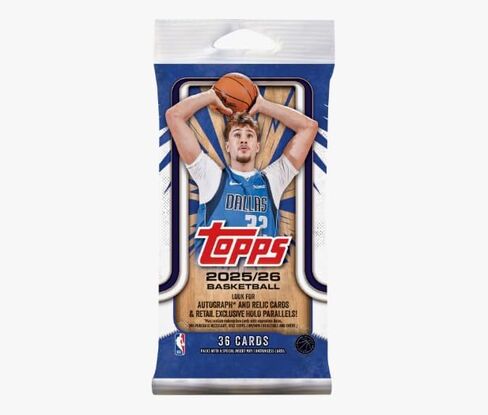 2025-26 Topps Basketball Fat Packs, 36 Cards Per Pack in Saudi Arabia