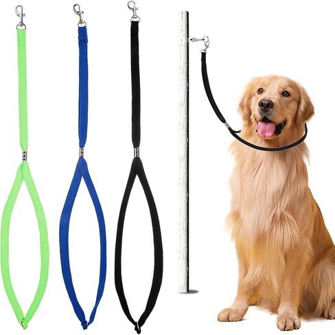 Dog Grooming Loops Leash, 3 PCS Adjustable Groomers Helper Nylon Restraint Noose Dog Grooming Leash Dogs Bath Leashs Adjustable Fixed Cat Safety Rope for Dogs Groomings Supplies in Saudi Arabia