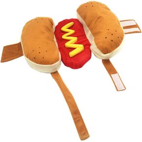 Garneck Hot Dog Pet Costume for Puppies Kitten Small Funny Hot Dog Clothes for Cats Pet Decorative Clothes for Halloween Christmas and Holidays in Saudi Arabia