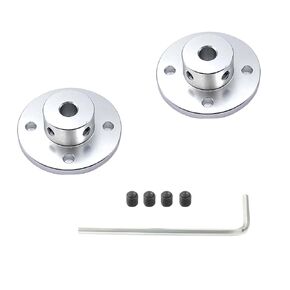 6 pcs 6mm شفة توصيلات عمود شفة ، محرك اقتران رمح شفة من الألومنيوم لمحرك طراز RC DIY in Kuwait