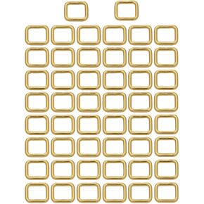 BIKICOCO معدن مستطيل حلقة أبازيم حزام مربع حزام حزام خواتم لحقيبة المحفظة غير ملحومة 5/8 × 1/2 بوصة in Saudi Arabia