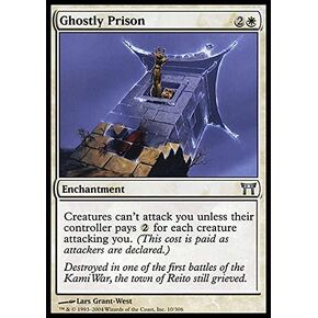 Magic: The Gathering Singles MTG Magic: The Gathering - Ghostly Prison (10) Champions of Kamigawa CHK, White (CHK10) in Kuwait