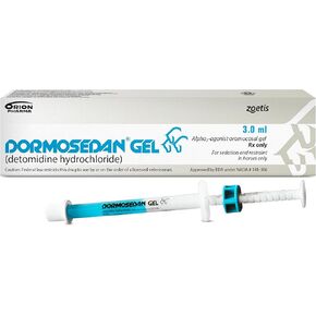 Dormosedan Gel (detomidine Hydrochloride) for Horses, 3 mL in Saudi Arabia