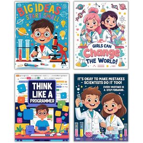 CNTG Design Educational Posters – Set of 6, 8x10 Inch Unframed Wall Art – Alphabet, Numbers, Days of the Week, Colors, Shapes & Feelings Charts for Classroom Decor (Colorful Learning) in Saudi Arabia