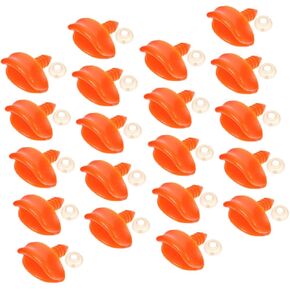 DOITOOL Duck Mouth with Gasket for DIY Stuffed Animal Accessories 20Pcs Little Yellow Duck Beak for Doll Making Puppet Crafting Replacement Parts in Saudi Arabia