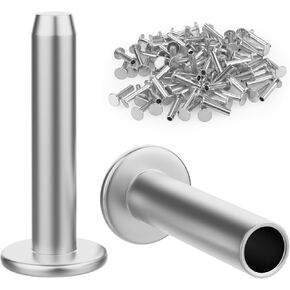Cutlery Rivets 5/16" x 5/8" Knife Making Handle Pins -Nickel Silver- 15 Sets in Saudi Arabia