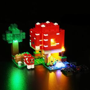 Light Kit for Lego The Mushroom House 21179, Innovative Led Lighting Kit Light Design and Configuration Compatible with Lego 21179 Building Blocks Model - NOT Included The Model Set in Kuwait