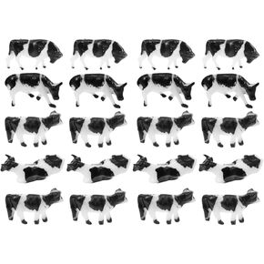 ألعاب بقرة ألبان للأطفال من تويفيان ديكور النباتات 20 قطعة من تماثيل البقرة البلاستيكية الصغيرة، تماثيل حيوانات المزرعة، تماثيل حيوانات المزرعة، تماثيل بقرة صغيرة، تماثيل بقرة بلاستيكية للأطفال، ديكور النباتات in Kuwait