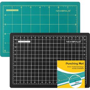 لوحة ختم جلدية بسمك 8 مم من NEWBRAUG، لوحة ثقب ثقيلة A5، حصيرة نقش، أداة قطع حرفية للعمل على الجلود ويفر، ثقب الثقب، حرفة يدوية الصنع in Kuwait