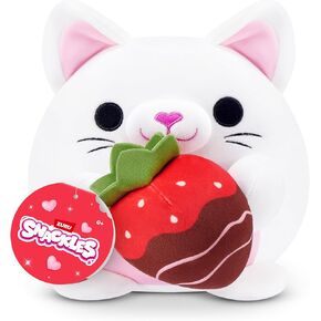 لعبة سناكلز فالنتاين مقاس 8 بوصة (قطة مع شوكولاتة الفراولة) من زورو - حيوان محشو فائق النعومة مع ملحقات عيد الحب، يمكن تجميعها للأطفال والمراهقين والمراهقين والهدايا in Kuwait