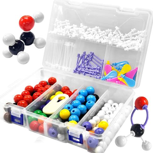 Chemistry Molecular Model Kit 297 Pcs Inorganic/Organic Chemistry Atom Model Kit Teacher Must Haves A Learning and Teaching Gift Chemistry Model Set for Students and Teachers in Saudi Arabia
