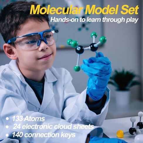Chemistry Molecular Model Kit 297 Pcs Inorganic/Organic Chemistry Atom Model Kit Teacher Must Haves A Learning and Teaching Gift Chemistry Model Set for Students and Teachers in Saudi Arabia