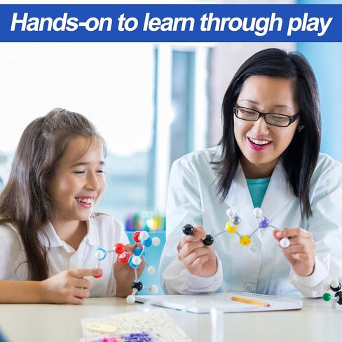 Chemistry Molecular Model Kit 297 Pcs Inorganic/Organic Chemistry Atom Model Kit Teacher Must Haves A Learning and Teaching Gift Chemistry Model Set for Students and Teachers in Saudi Arabia