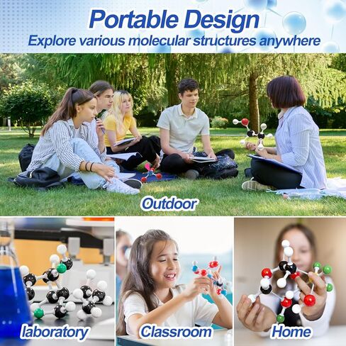 Chemistry Molecular Model Kit 297 Pcs Inorganic/Organic Chemistry Atom Model Kit Teacher Must Haves A Learning and Teaching Gift Chemistry Model Set for Students and Teachers in Saudi Arabia