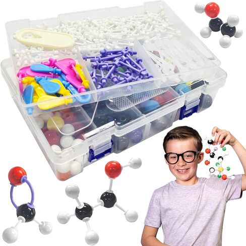 Chemistry Molecular Model Kit 297 Pcs Inorganic/Organic Chemistry Atom Model Kit Teacher Must Haves A Learning and Teaching Gift Chemistry Model Set for Students and Teachers in Saudi Arabia