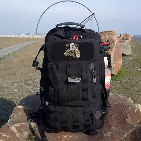 Ghost Soldier Tactical Combat Patch, Hook and Loop Military Embroidered Patch Tactical Funny Morale Patches for Jackets, Bag, Backpack, Hat, Molle Vest, DIY Applique Accessories, Clothing in Saudi Arabia