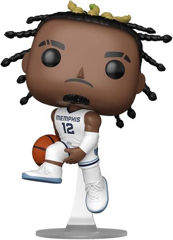 فانكو بوب! NBA: Grizzlies - Ja Morant - الزي المنزلي - شخصية الفينيل القابلة للتجميع - فكرة هدية - بضائع رسمية - ألعاب للأطفال والكبار - عشاق الرياضة - شخصية نموذجية لهواة الجمع والعرض in Kuwait