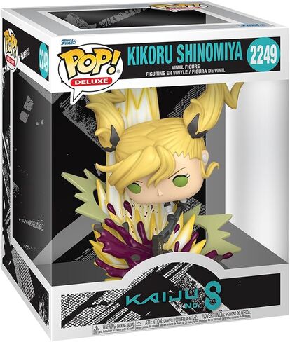 فانكو بوب! ديلوكس: Kaiju No8 - Kikoru Shinomiya - مجسم من الفينيل قابل للتجميع - فكرة هدية - بضائع رسمية - ألعاب للأطفال والكبار - عشاق الرسوم المتحركة - مجسم نموذجي لهواة الجمع والعرض in Kuwait