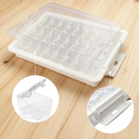Bead Storage Box Grids Box Rectangle Storage Case Container Transparent, 24 Grids in Saudi Arabia