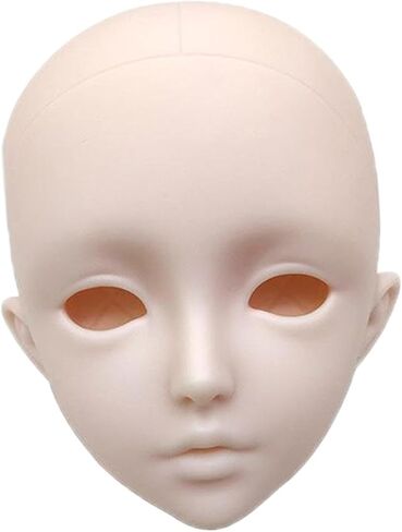 رأس دمية DuskHaven 1/3 BJD، ​​صناعة الدمية، جزء من الجسم، التصوير الفوتوغرافي، المجموعة، الملحقات، المكياج، أصلع، ثلاثي الأبعاد، لعبة، دمى DIY، بدون عيون مع XF in Saudi Arabia