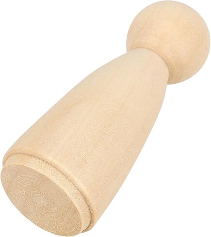 MOUYAT 100 PCS 5/8 x 1-3/4 Inch Wooden Peg Dolls, Unfinished Angel Girl Wood Peg People Doll Bodies, Wooden People Figures for Painting, Craft Art Projects in Saudi Arabia