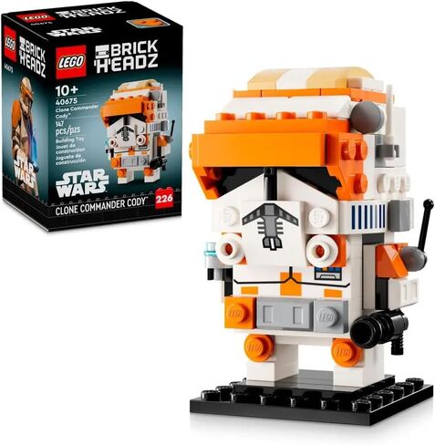 LEGO Star Wars 40675: Revenge of The Sith Clone Commander Cody BrickHeadz - Buildable Figure with Authentic Accessories in Saudi Arabia