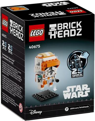 LEGO Star Wars 40675: Revenge of The Sith Clone Commander Cody BrickHeadz - Buildable Figure with Authentic Accessories in Saudi Arabia