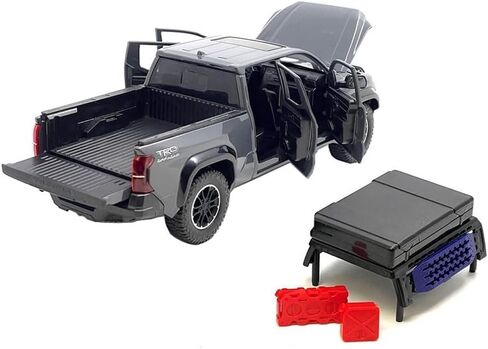 Diecast Model Car Compatible for Toyota Tacoma TRD Off-Road Diecast Model Car, 1:24 Scale, Grey, 2024 Limited Edition Die-Cast Model New Tooling H08778-GRY in Saudi Arabia