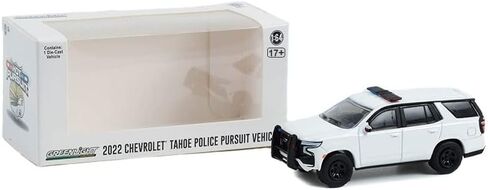 Greenlight 43001-L Hot Pursuit - سيارة مطاردة الشرطة تشيفي تاهو 2022 (PPV) بمقياس 1/64 مع ضوء وقضيب دفع in Saudi Arabia
