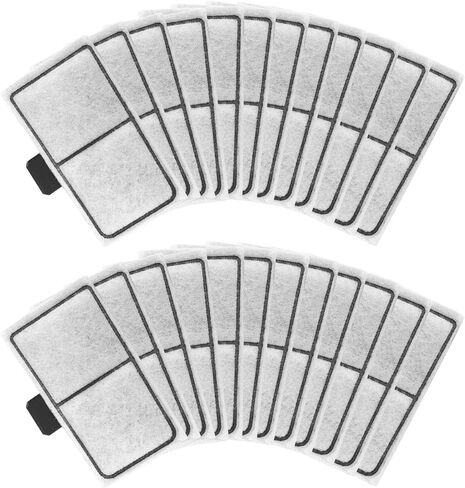 24 قطعة من خراطيش الفلتر المتوافقة مع Top Fin EF-S & BF5 BETTAFLO، 9.5x5.5 سم/3.7x2.1 بوصة خرطوشة تصفية المياه البديلة لخزان الأسماك in Saudi Arabia