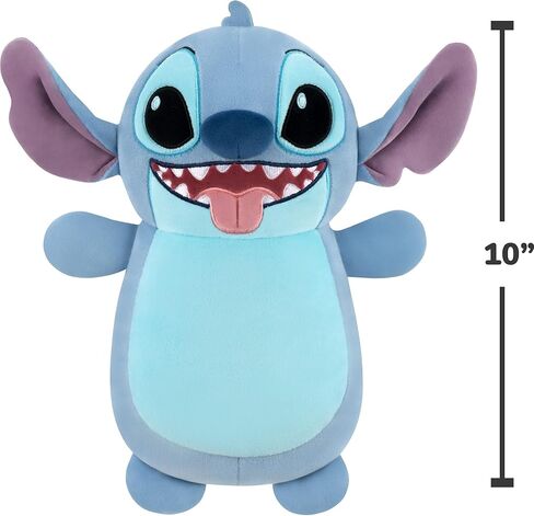 Squishmallows Original Disney 10in Stitch with Tongue Out HugMees – Ultrasoft Official Jazwares Plush (Medium-Sized) in Saudi Arabia