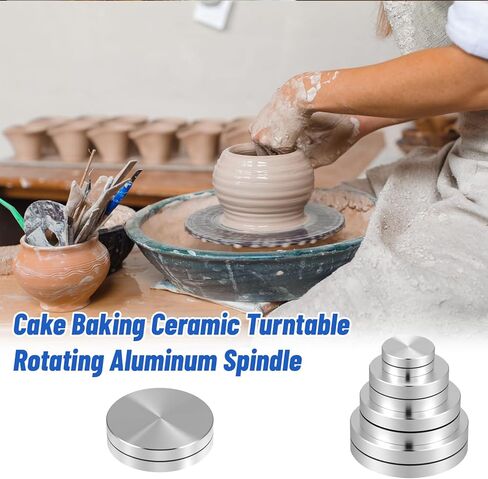 4 Pieces Ceramic Clay Pottery Throwing Trimming Spinner Tool 4 Sizes Pottery Trimming Tools Small Clay Ceramic Rotary Tools for Potterys Suitable for Potters and Clays Artists(20mm/30mm/38mm/45mm) in Saudi Arabia
