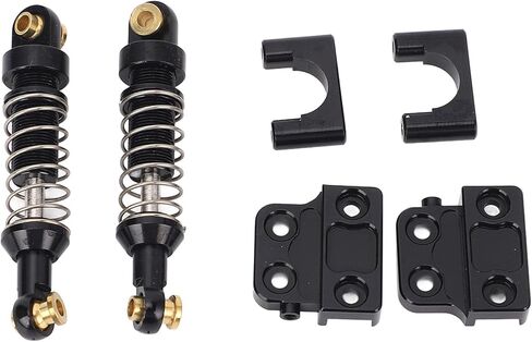 2 Pcs Rear RC Shock Absorber for MN82, Upgrade Your RC Car with Aluminum Alloy Lightweight Design, Easy Replacement, Compatible with MN78, LC79, MN82 1/12 (Black) in Saudi Arabia