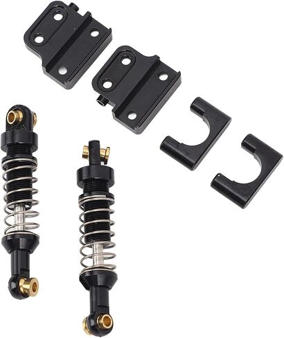 2 Pcs Rear RC Shock Absorber for MN82, Upgrade Your RC Car with Aluminum Alloy Lightweight Design, Easy Replacement, Compatible with MN78, LC79, MN82 1/12 (Black) in Saudi Arabia