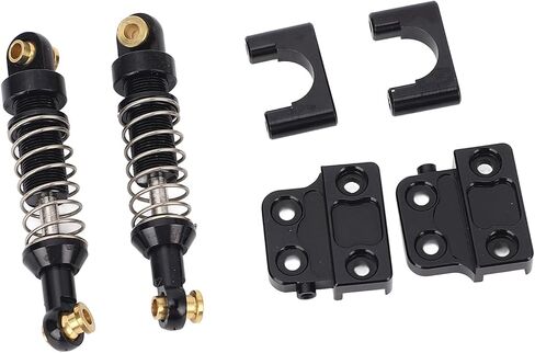 2 Pcs Rear RC Shock Absorber for MN82, Upgrade Your RC Car with Aluminum Alloy Lightweight Design, Easy Replacement, Compatible with MN78, LC79, MN82 1/12 (Black) in Saudi Arabia