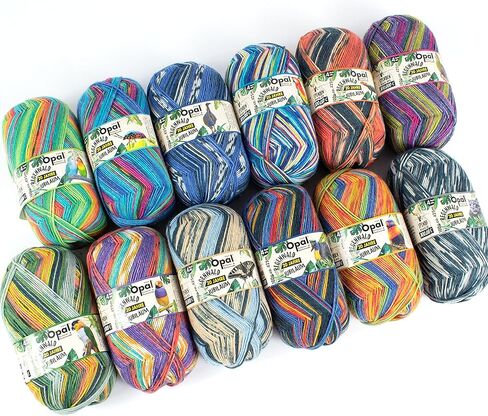 Opal Rainforest 10 Sock Yarn - Color 8460 Uganda Timmi: Opal Regenwald X - 10 Jahre in Saudi Arabia