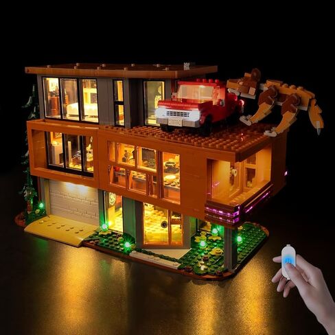 مجموعة إضاءة LED Kyglaring متوافقة مع مجموعة بناء Lego Twilight The Cullen House 21354 - تحكم محسّن باللمس والتعتيم (الأضواء فقط، الطراز غير متضمن) in Saudi Arabia