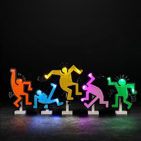Vaodest Led Light for Lego 31216 Keith Haring Dancing Figures Blocks Model,Design and Configuration Compatible with Model 31216(Led Light Only, Not Building Block Kit) in Saudi Arabia