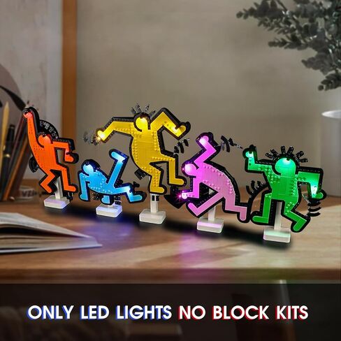 Vaodest Led Light for Lego 31216 Keith Haring Dancing Figures Blocks Model,Design and Configuration Compatible with Model 31216(Led Light Only, Not Building Block Kit) in Saudi Arabia