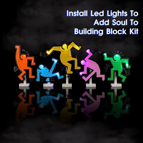 Vaodest Led Light for Lego 31216 Keith Haring Dancing Figures Blocks Model,Design and Configuration Compatible with Model 31216(Led Light Only, Not Building Block Kit) in Saudi Arabia