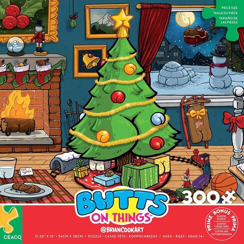 Butts on Things Christmas Puzzle in Saudi Arabia