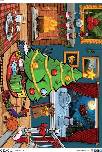 Butts on Things Christmas Puzzle in Saudi Arabia