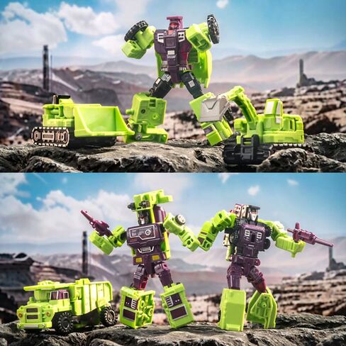 Deformation Toys, Deformation Robot Toy Action Figure 9.8 Inches with Accessories, Devastator Engineering Combiner 6 in 1 Action Figure Car Truck Model Gift for Kids Boys in Saudi Arabia